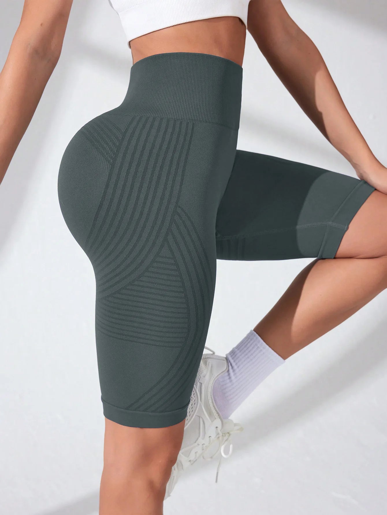 Legging 3D Short - Grey | Anti - Cellulite - Technology