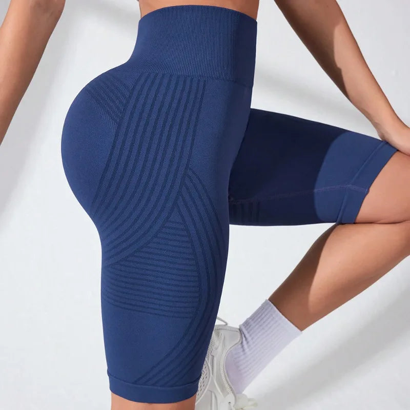 Legging 3D Short - Navy | Anti - Cellulite- Technology